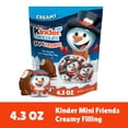 thumbnail image 1 of Kinder Chocolate Snowmen, Milk Chocolate with Creamy Milky Filling, Individually Wrapped Chocolate Candy, 4.3 oz, 1 of 13