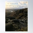 thumbnail image 1 of Kinder Downfall Waterfall Lamdscape Poster Wall Art, Modern Wall Decor, 8x12 UNFRAMED, 1 of 3