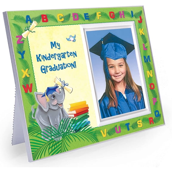Kinder Elephant Graduation Frame