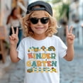 thumbnail image 1 of Kinder Garten Kids T-Shirt - Retro Back to School Graphic Tee for Boys and Girls - 100% Cotton Short Sleeve Shirt, 1 of 2