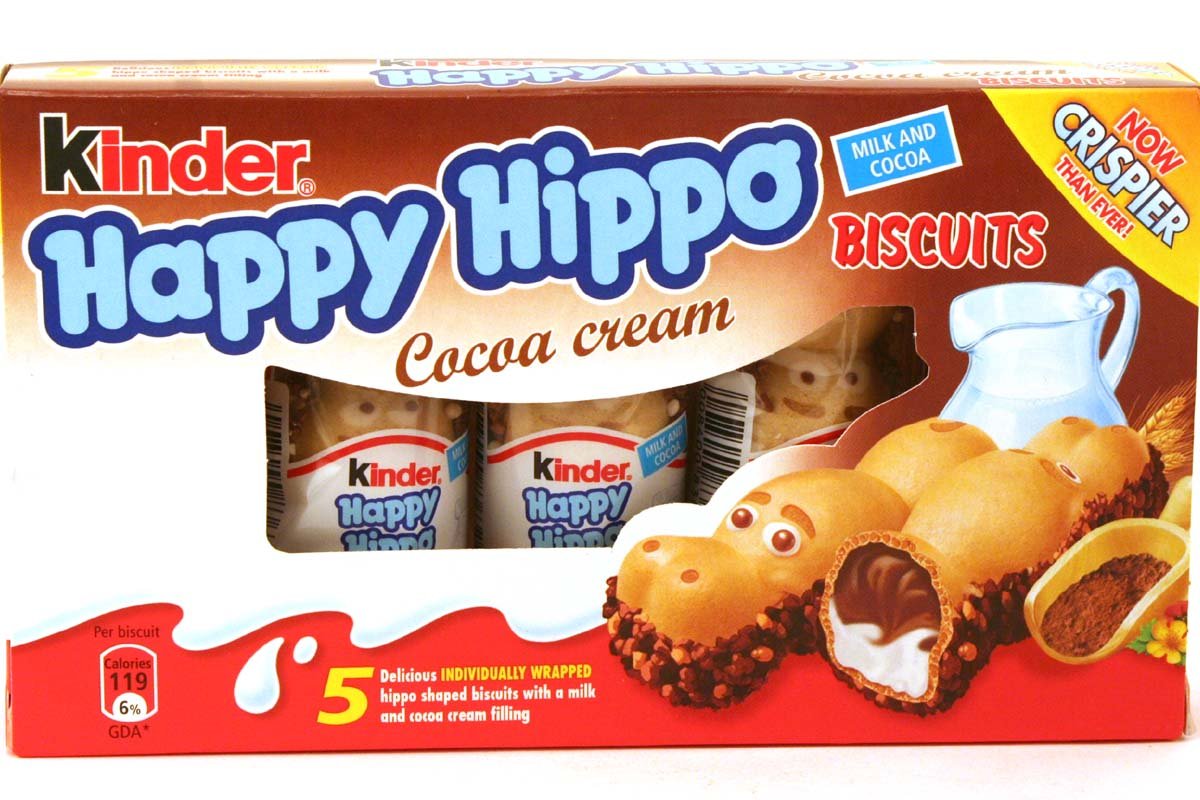 Kinder Happy Hippo Cocoa Cream Chocolate Candy Treat, 2 x 5 Pack (10 ...