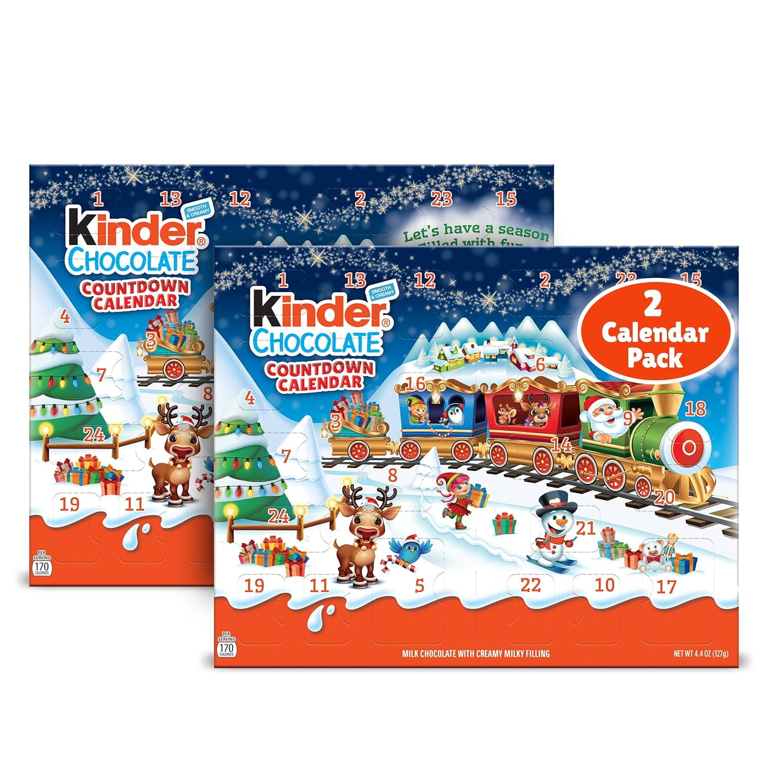 Kinder Chocolate Christmas Advent Calendar 2021, 24 Nepal Ubuy