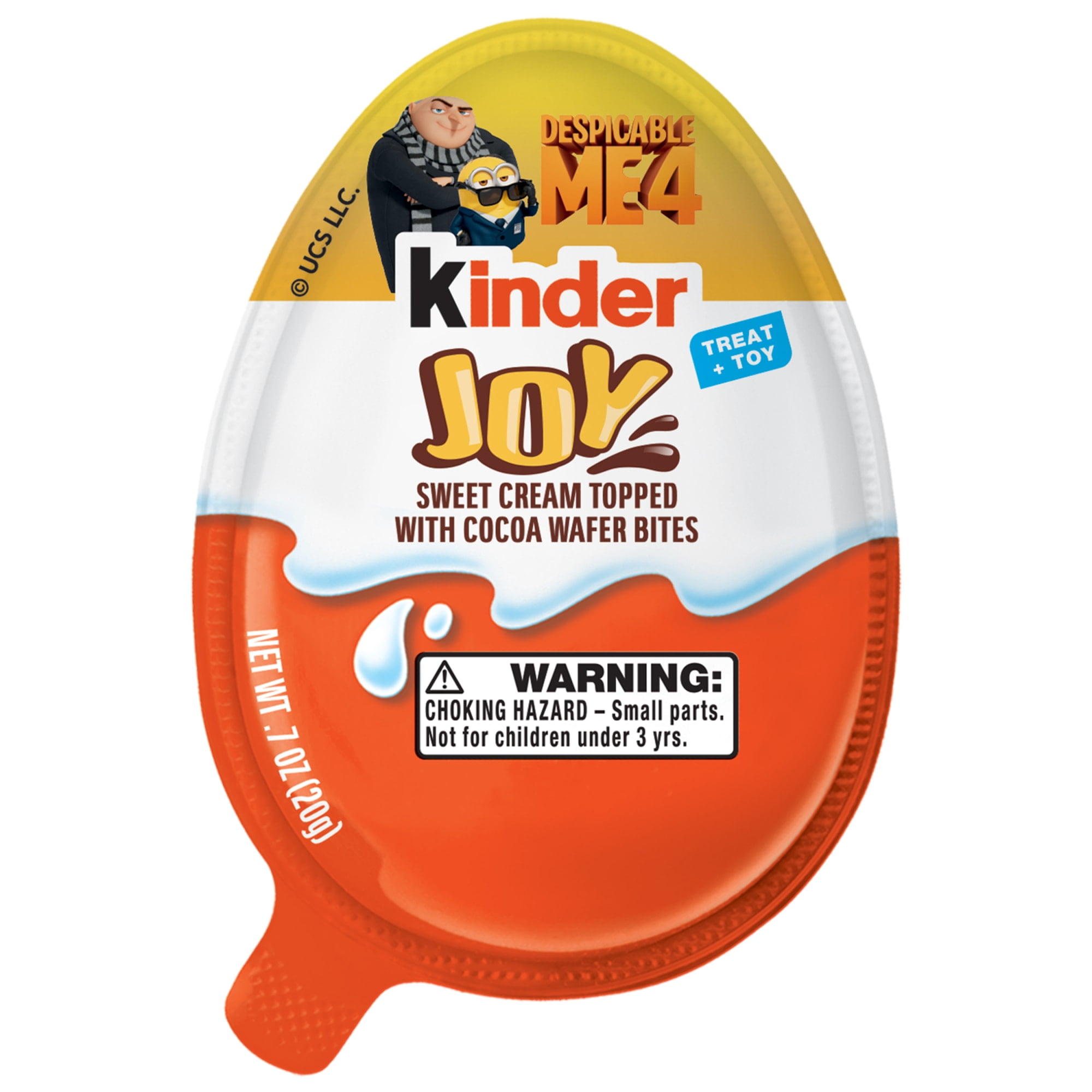 Kinder Joy Egg, DC Funko Pop! Collection, Sweet Cream and Chocolatey Wafers, 1 Egg