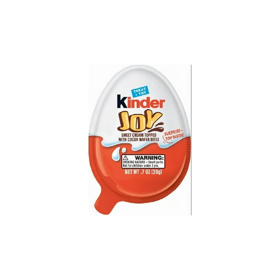 Kinder Joy Kids' Easter Egg Candy with Boys' Easter Toy/Girls' Easter Toy, 0.7 Oz.