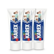 Kinder Karex Hydroxyapatite Kids Toddler Toothpaste Fluoride Free, Safe If Accidentally Swallowed, 2.3 Ounce (Pack of 3)