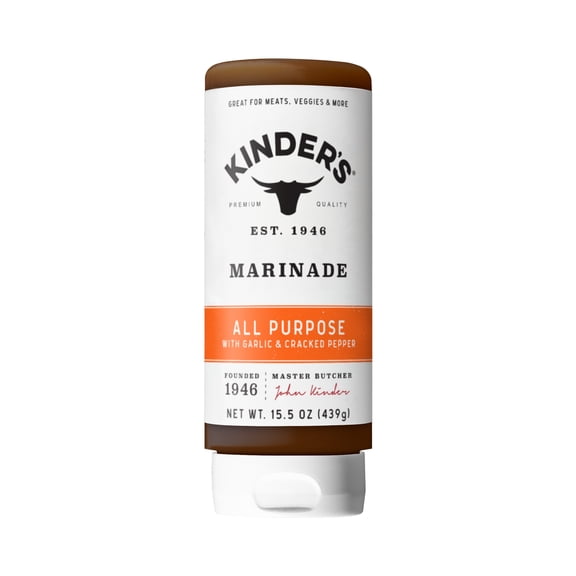 Kinder's All Purpose Marinade for Meat and Vegetables, 15.5 oz Bottle