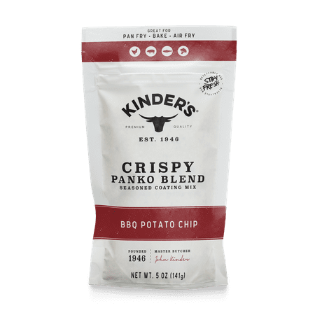 Kinder's BBQ Potato Chip Seasoned Panko Crumb Coating Mix, 5 oz