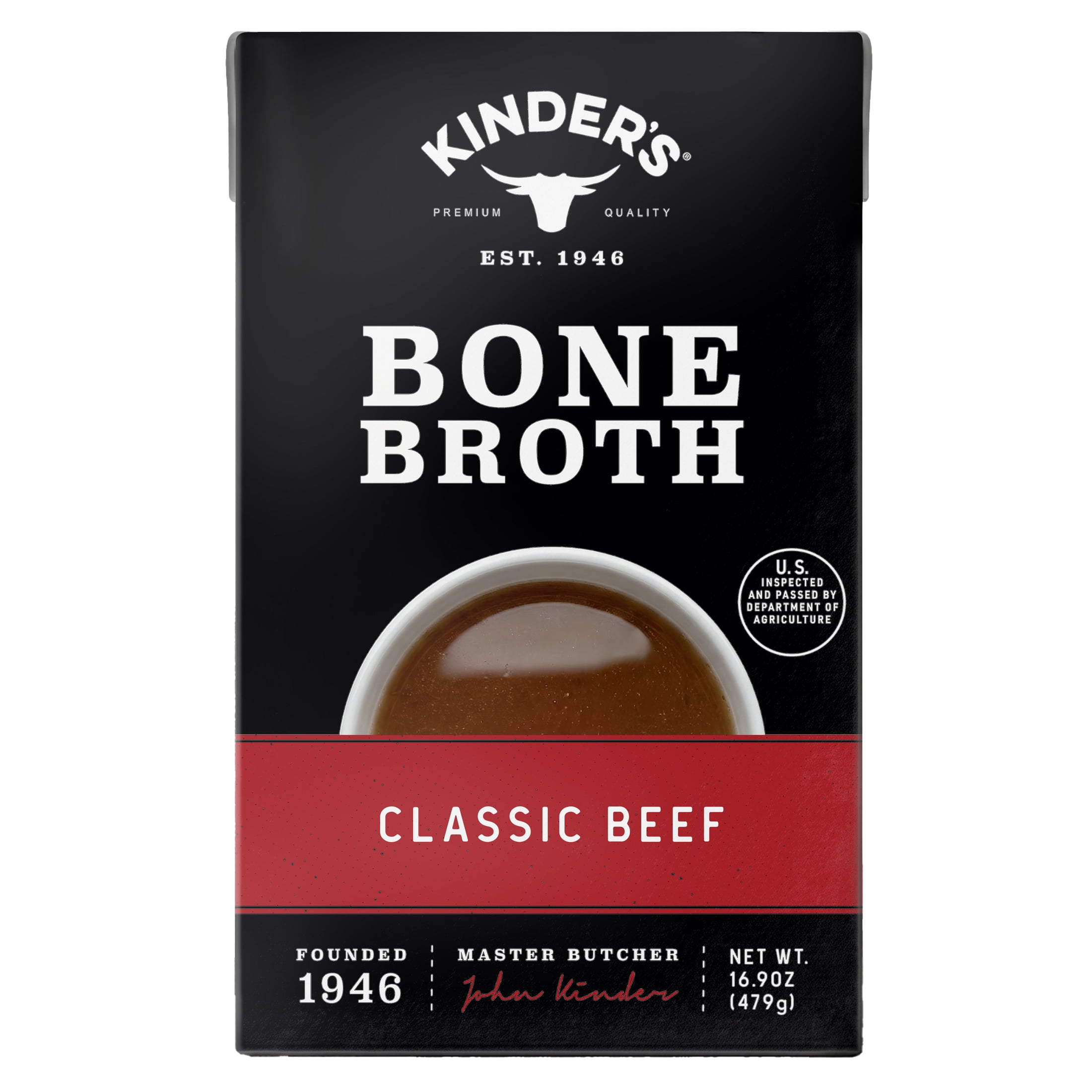 Kinder's Classic Beef Bone Broth, 16.9 oz
