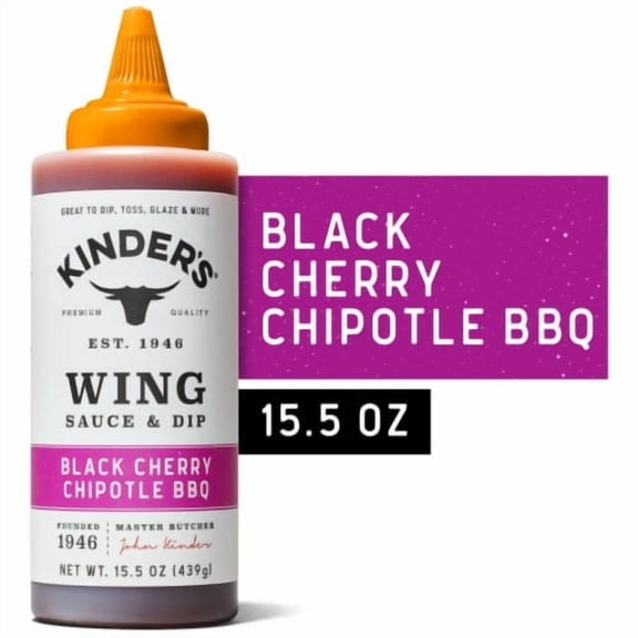 Kinder's Black Cherry Chipotle Wing Sauce 15.5 oz