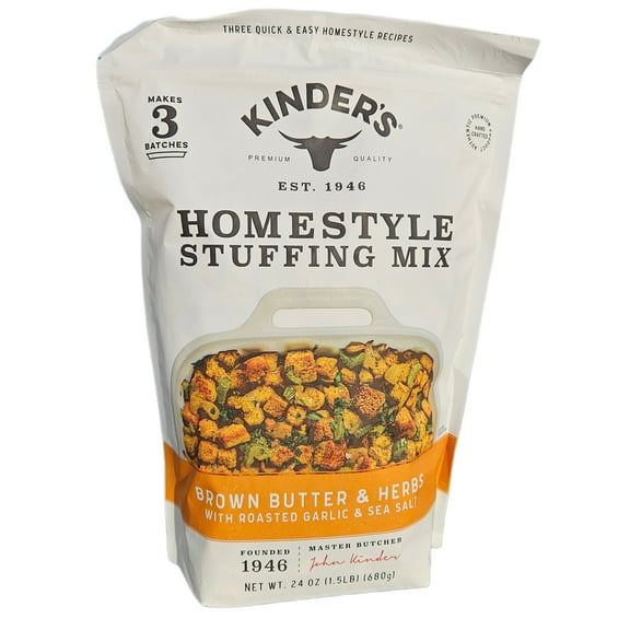 Kinder's Brown Butter and Herbs Homestyle Stuffing Mix, 24 oz