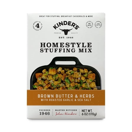 Kinder's Brown Butter and Herbs Homestyle Stuffing Mix, 6 oz