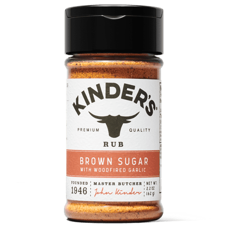 Kinder's Brown Sugar with Woodfired Garlic Barbecue Seasoning, 2.2 oz