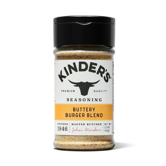 Kinder's Buttery Burger Blend Seasoning, 2.1 oz Small Bottle