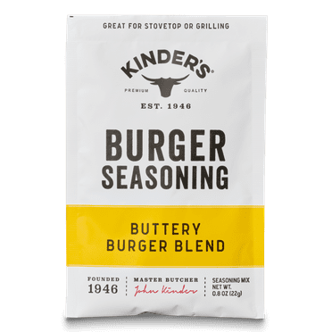 Kinder's Buttery Burger Seasoning, 0.8 oz Packet