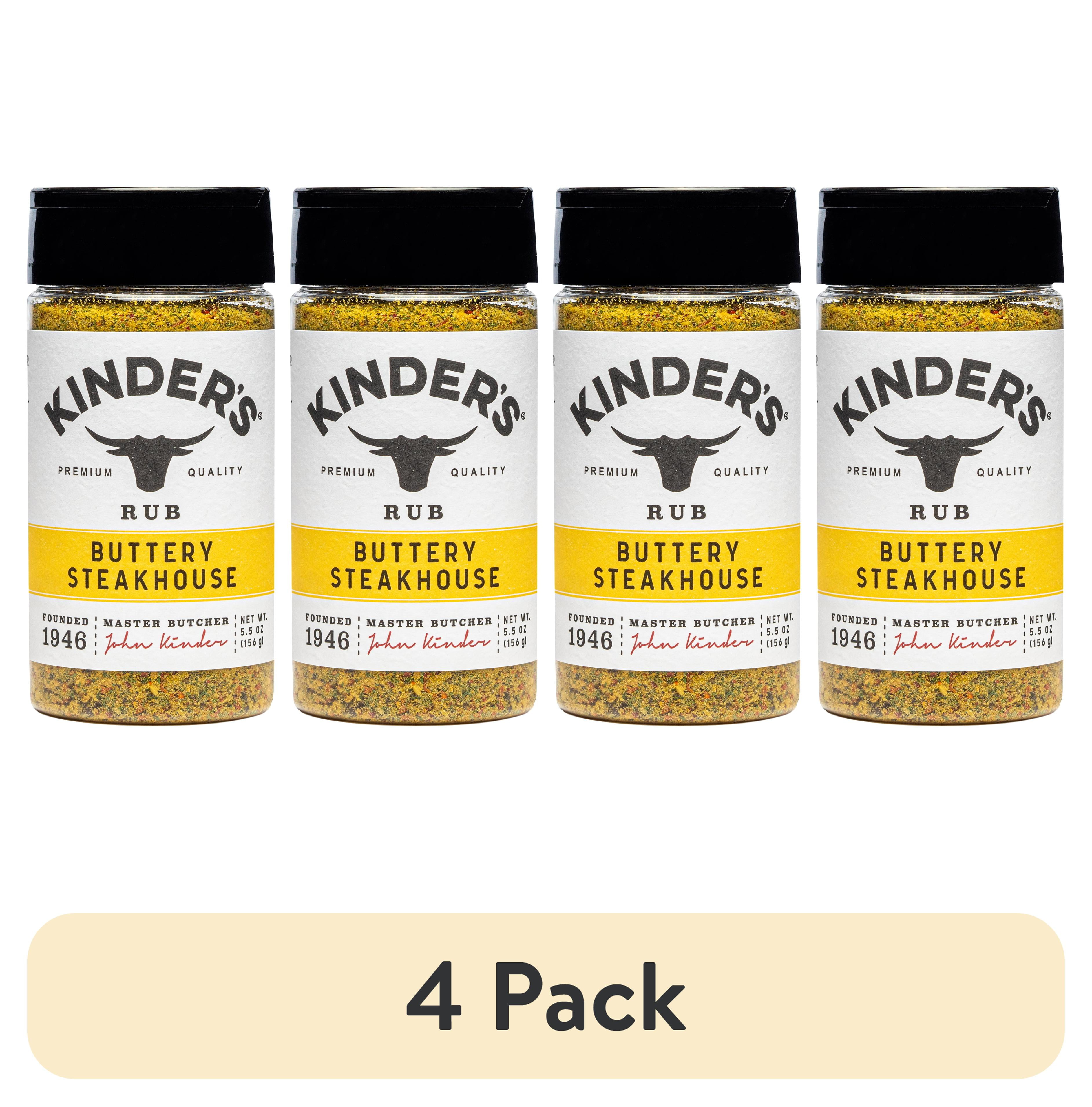 (4 pack) Kinder's Buttery Steakhouse Rub
