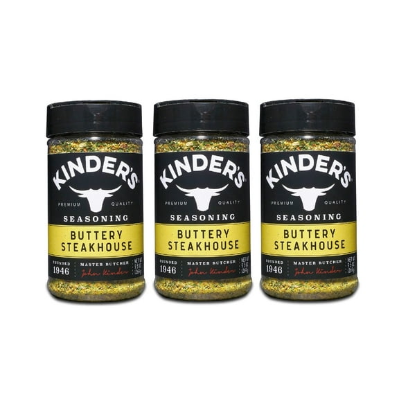Kinder's Buttery Steakhouse Rub and Seasoning (9.5 oz.) 3PK
