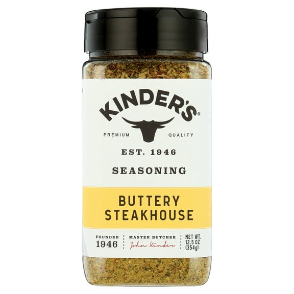 Kinder's Buttery Steakhouse Seasoning Rub, 12.5 oz