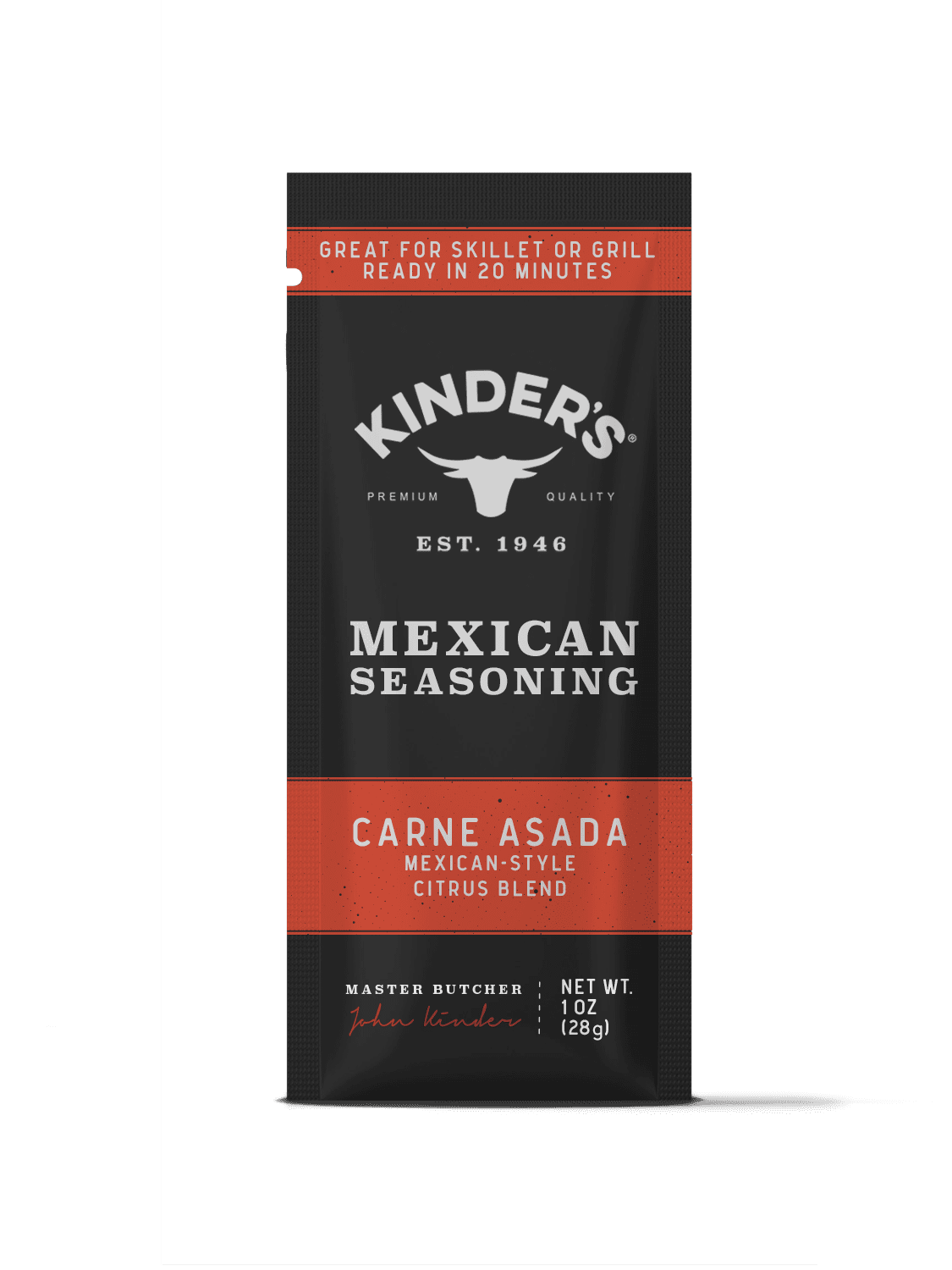 Kinder's Carne Asada Mexican Seasoning & Spice Mix, 1 oz