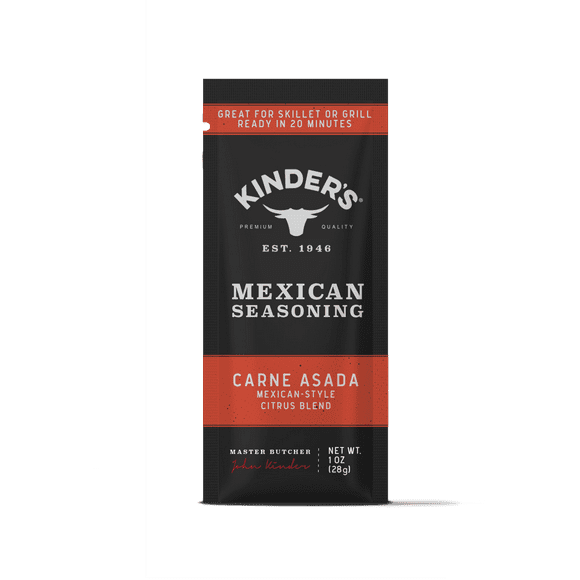Kinder's Carne Asada Mexican Seasoning & Spice Mix, 1 oz