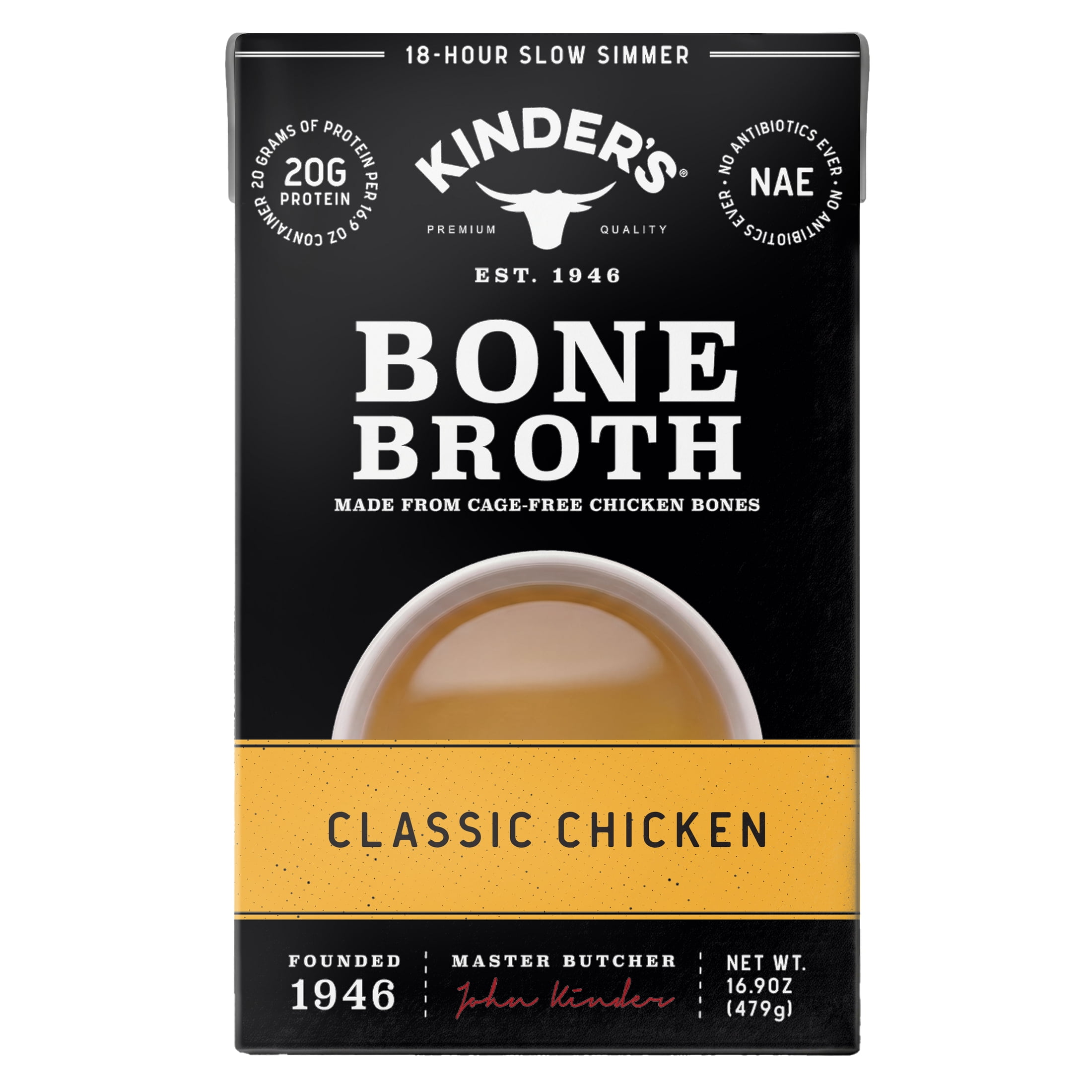Kinder's Classic Chicken Bone Broth, 16.9 oz
