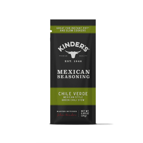 Kinder's Chili Verde Mexican Seasoning Mix for Grilling, 1 oz