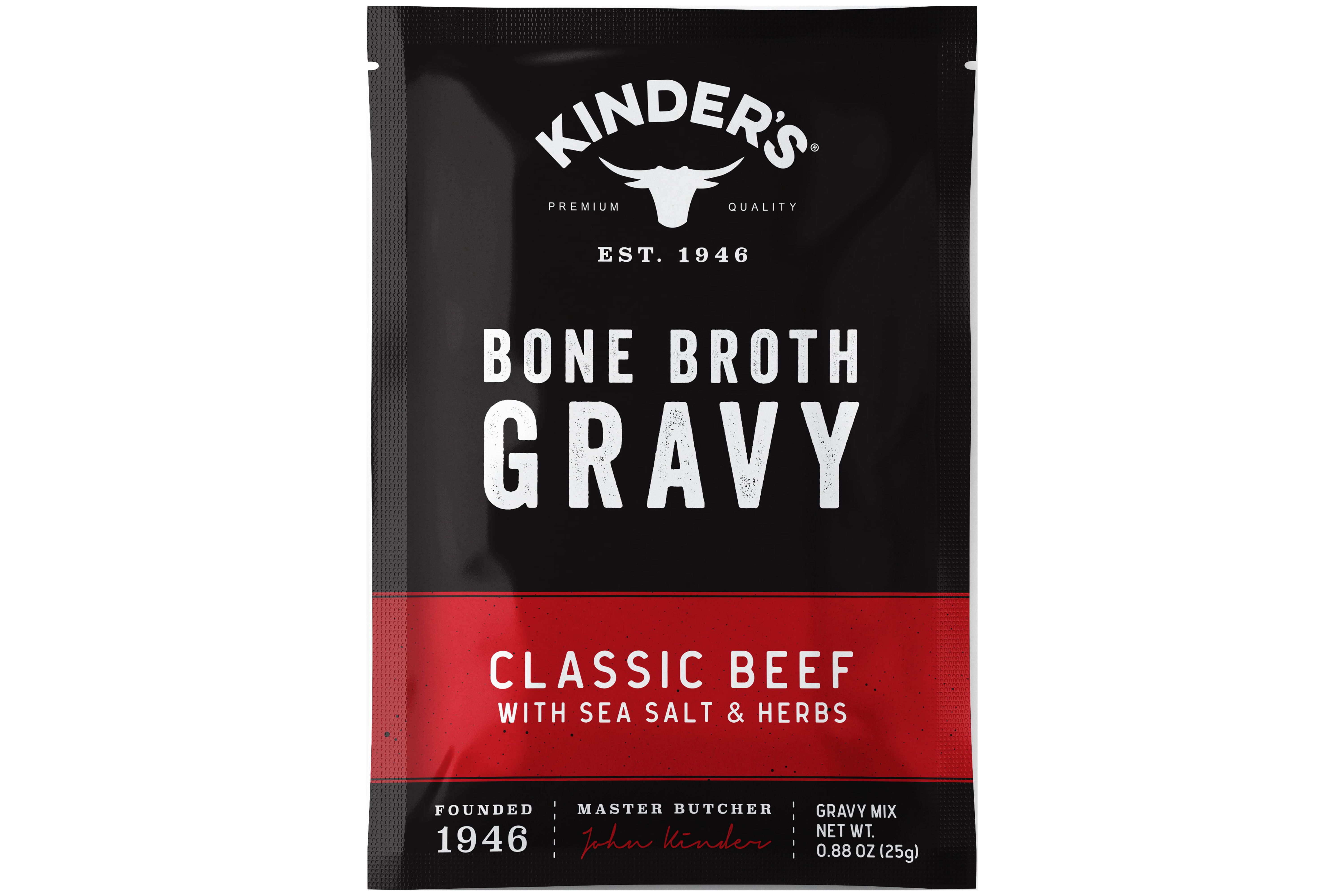 Kinder's Classic Beef Bone Broth Gravy Mix, .88 oz Pouch