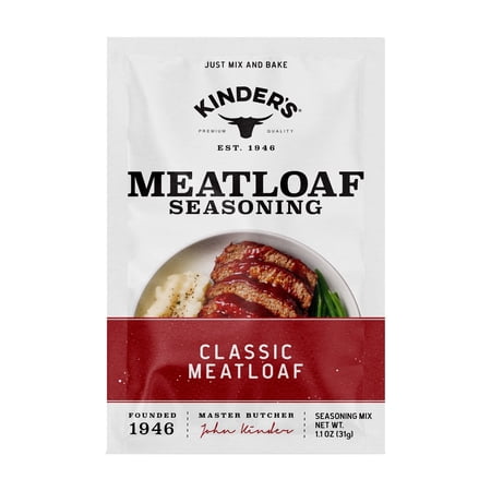Kinder's Classic Meatloaf Seasoning Mix, 1.1 oz Packet