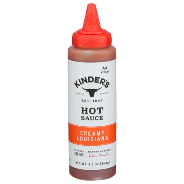 Kinder's Creamy Louisiana Hot Sauce 9.3 oz Package May Vary