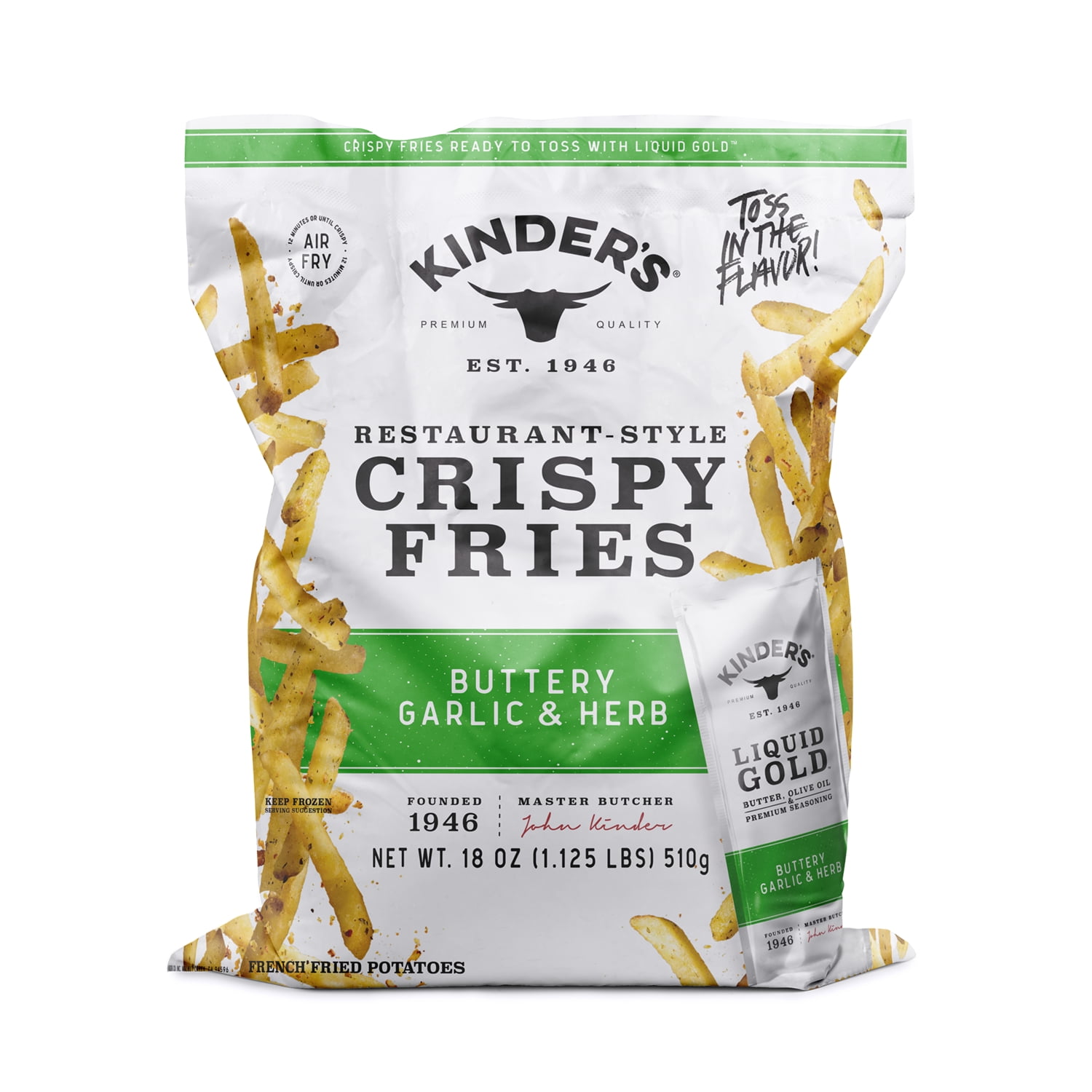 Kinder's Crispy Fries, Buttery Garlic & Herb