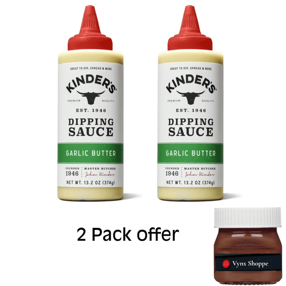 Kinder's Garlic Butter Dipping Sauce, 13.2 oz Squeeze Bottle