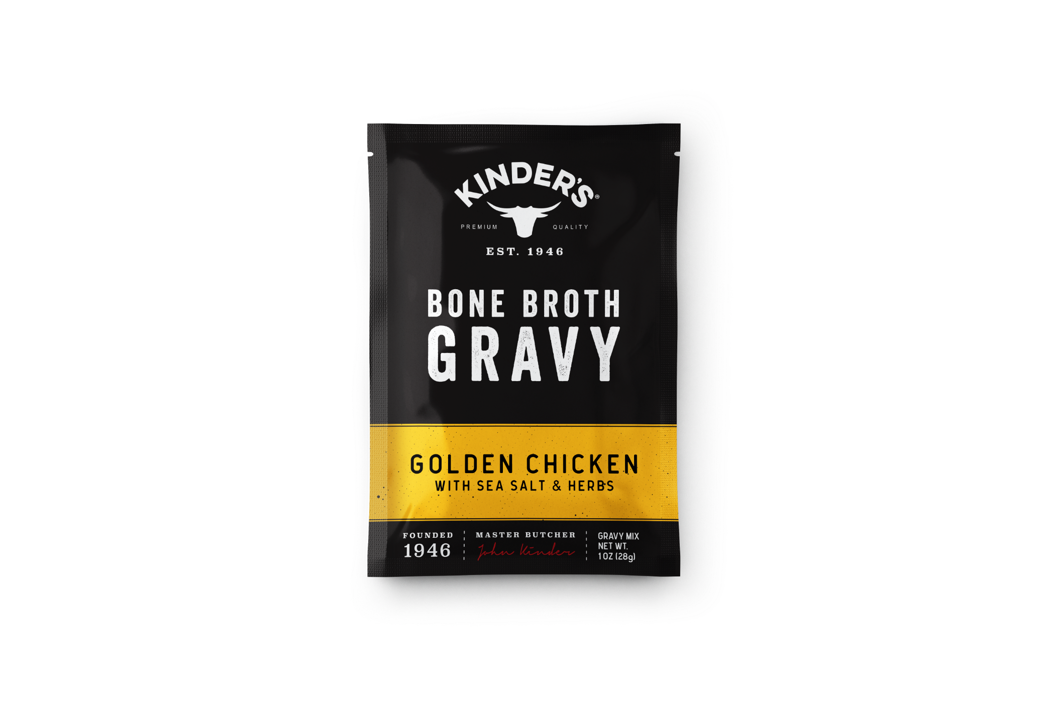 Kinder's Golden Chicken Bone Broth Gravy Mix, 1 oz Pouch