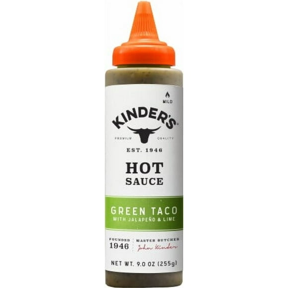 Kinder's Green Taco Hot Sauce with Jalapeno & Lime
