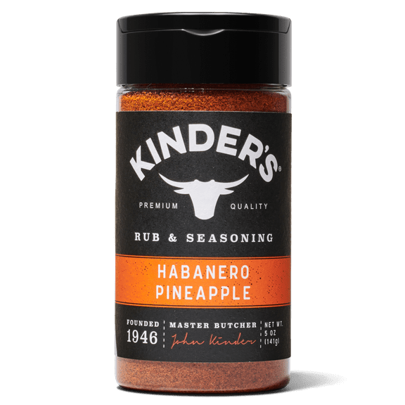 Kinder's Habanero Pineapple Barbecue Rub and Seasoning, 5 oz
