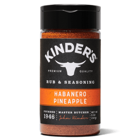 Kinder's Habanero Pineapple Barbecue Rub and Seasoning, 5 oz