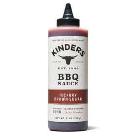 Kinder's Hickory Brown Sugar BBQ Sauce 27 oz.pack of 2
