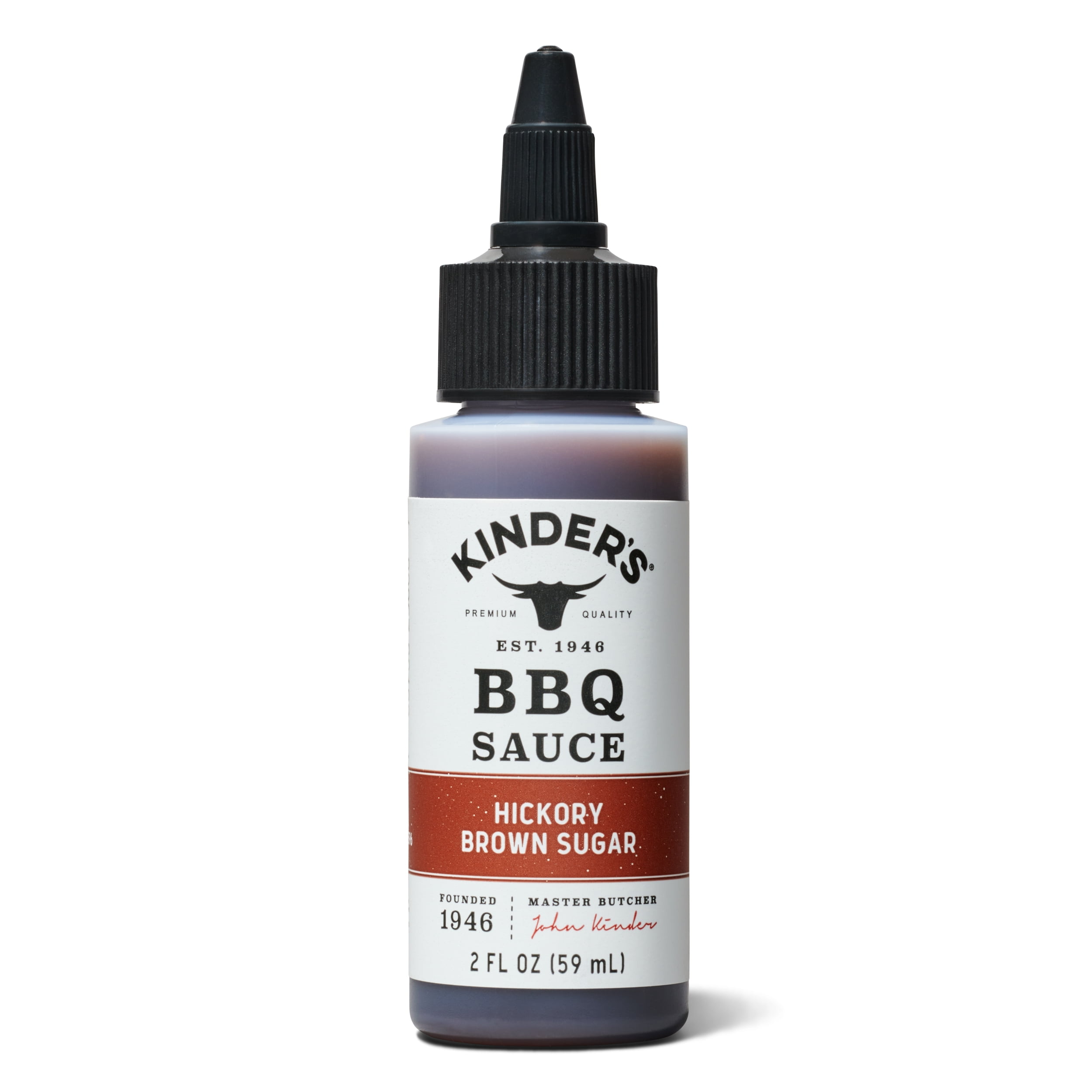 Kinder's Hickory Brown Sugar BBQ Sauce Small Bottle, 2 oz