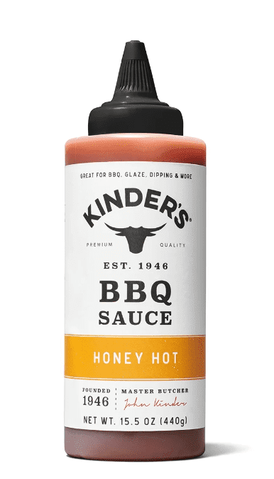 Kinder's Honey Hot Barbecue Sauce, 15.5 oz (Pack of 2)