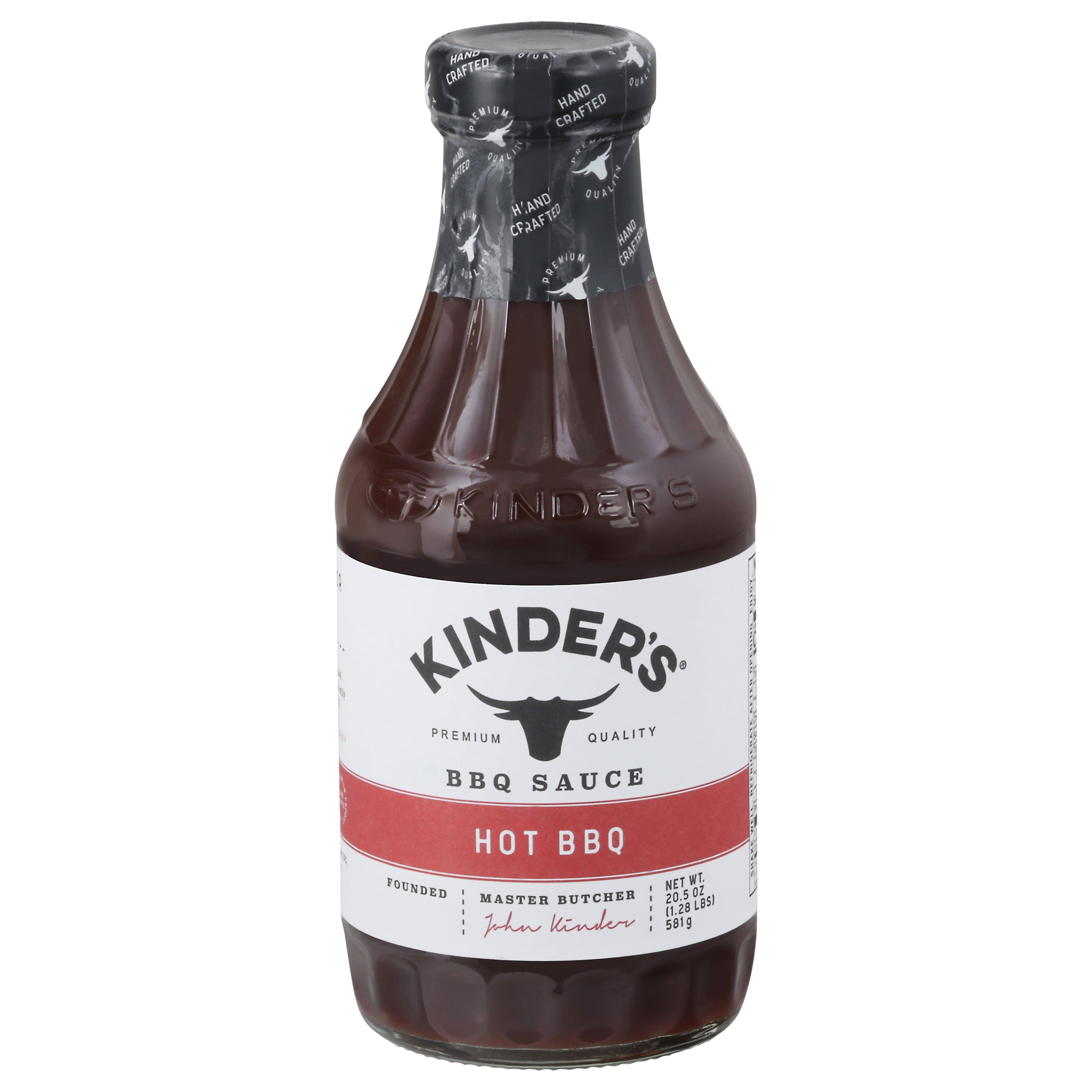 Kinder's Hot BBQ Sauce 20.5 oz (Pack of 6)