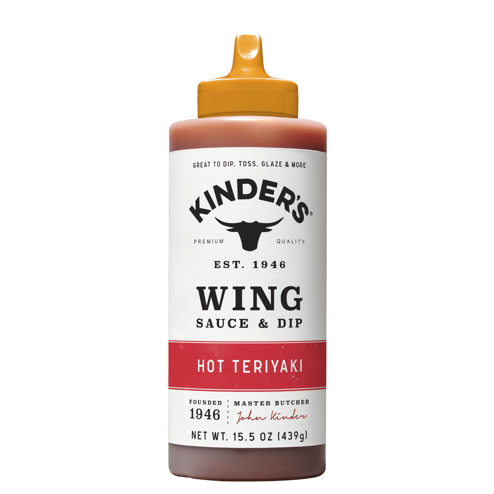 Kinder's Hot Teriyaki Wing Sauce, 15.5oz