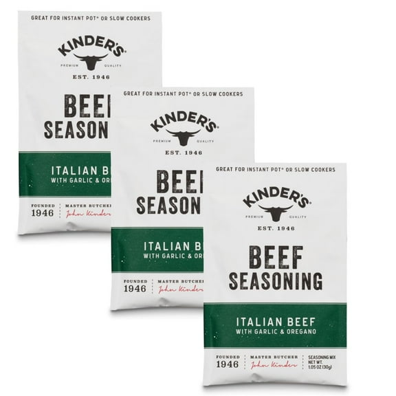 Kinder's Italian Beef Seasoning 1.05 Oz (Pack of 3)