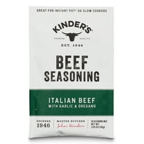 (3 pack) Kinder's Italian Beef Seasoning, 1.1 oz Packet