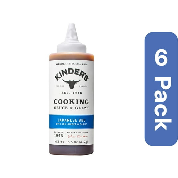 Kinder's Japanese BBQ Cooking Sauce 15.5 oz (Pack Of 6)