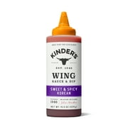 Kinder's Sweet and Spicy Korean Wing Sauce and Dip, 15.5 oz Squeeze Bottle