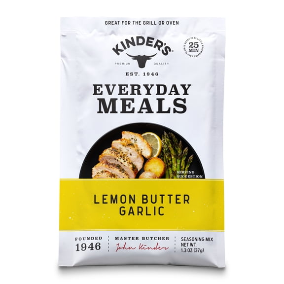Kinder's Lemon Butter Garlic Seasoning, 1.3 oz Packet