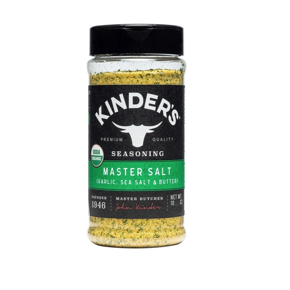 Kinder's Master Salt Garlic, Sea Salt & Butter Seasoning (10 Ounce