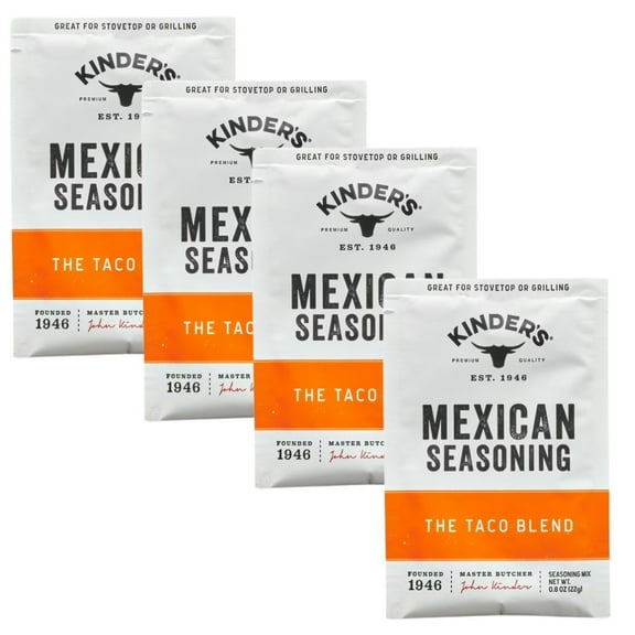 Kinder's Mexican Seasoning Taco Blend 0.8 oz (Pack of 4)