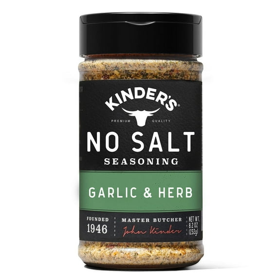 Kinder's No Salt Garlic and Herb Seasoning Blend (8.2 Ounce)