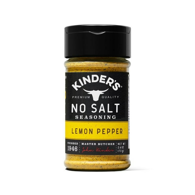 Kinder's No Salt Lemon Pepper Seasoning