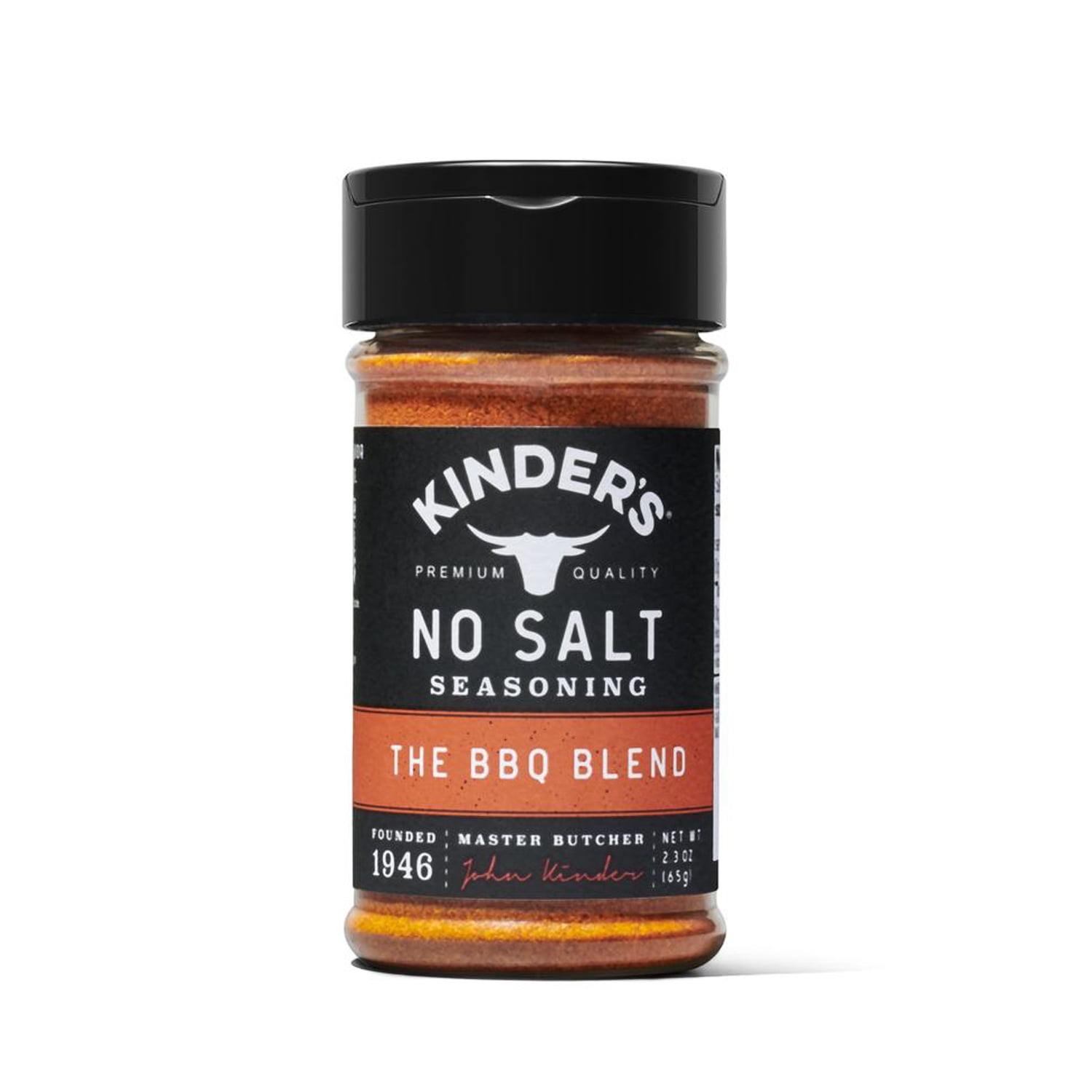 Kinder's No Salt The BBQ Blend Premium Quality Seasoning, 2.3oz
