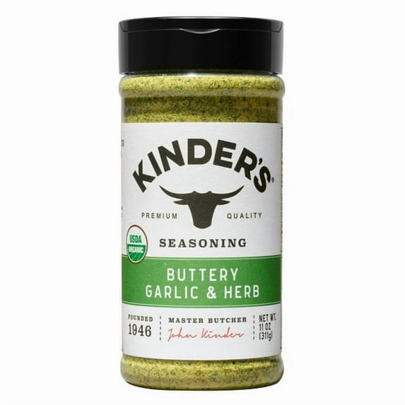 Kinder's Organic Buttery Garlic & Herb Seasoning, 11 Ounce